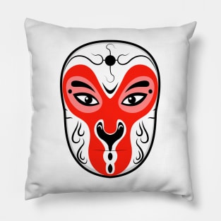 Chinese opera mask Pillow