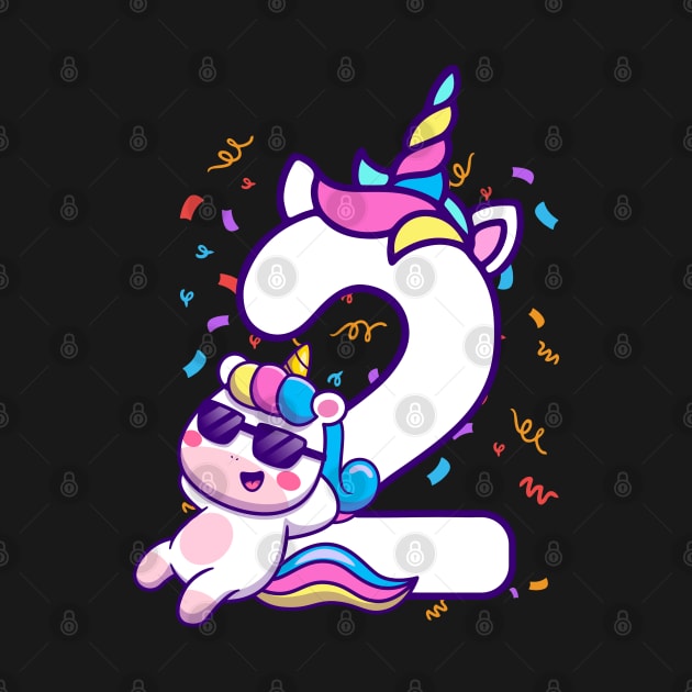 Cute unicorn birthday by Wagum Std