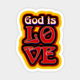 God is Love 3D Style Magnet