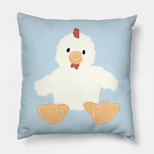 Chicken by Courtney Graben Pillow