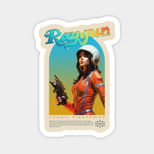 Raygun Retro Sci-Fi Futuristic Cosmonaut Magnet