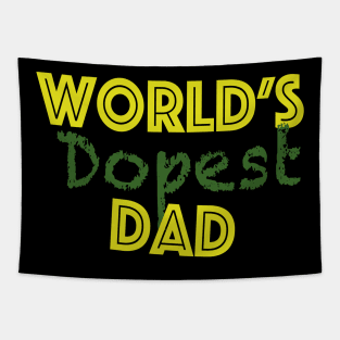 world's dopest dad Tapestry