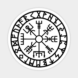 Vegvisir Compass Black Magnet