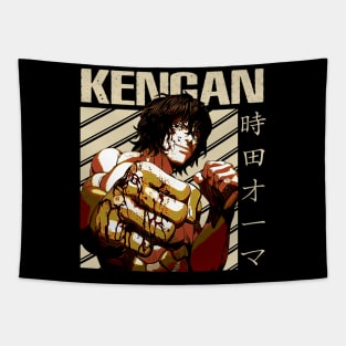 Yamashita's Determination Kengan Underground Wars Tee Tapestry