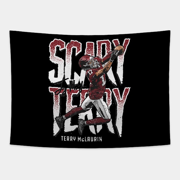 Terry McLaurin Washington Scary Terry Tapestry by Buya_Hamkac