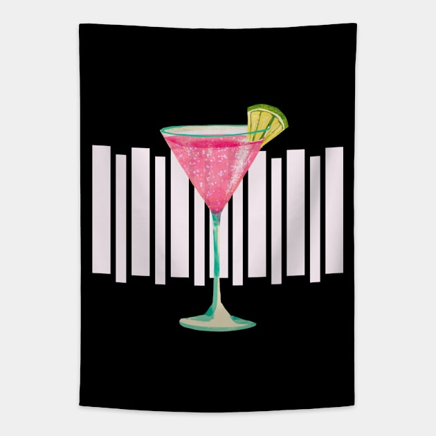 Cheers! Cosmopolitan Tapestry by TJWDraws