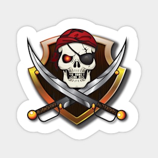 Pirate Skull Magnet