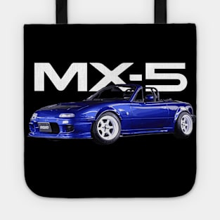 nA LAGUNA BLUE roaster miata mx-5 jdm te37 drift cars Tote