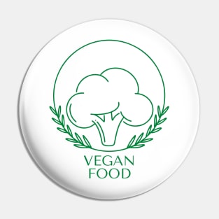 Vegan Food Pin
