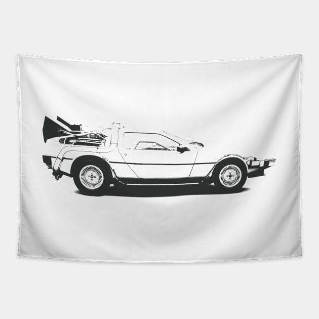 Delorean Tapestry by samsrevenge