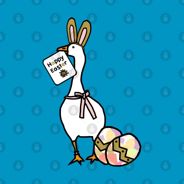 Happy Easter Bunny Ears on Gaming Goose by ellenhenryart