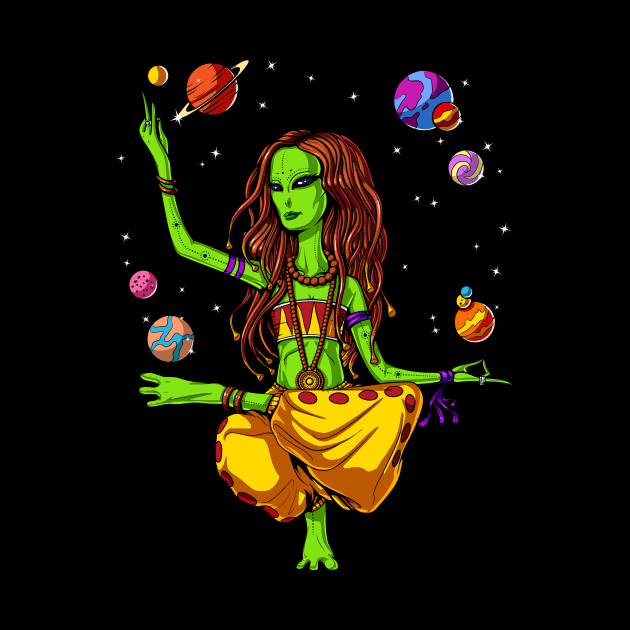 Hippie Alien Yoga by underheaven