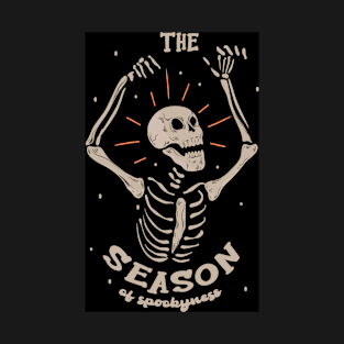 minimalistic boho halloween skeleton T-Shirt