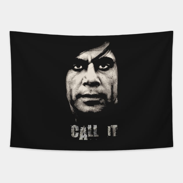 Call It - Anton Chigurh Tapestry by jaytees