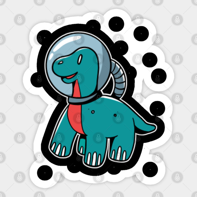 Cute Space Dino Design Cute Dinosaur Gift Sticker Teepublic