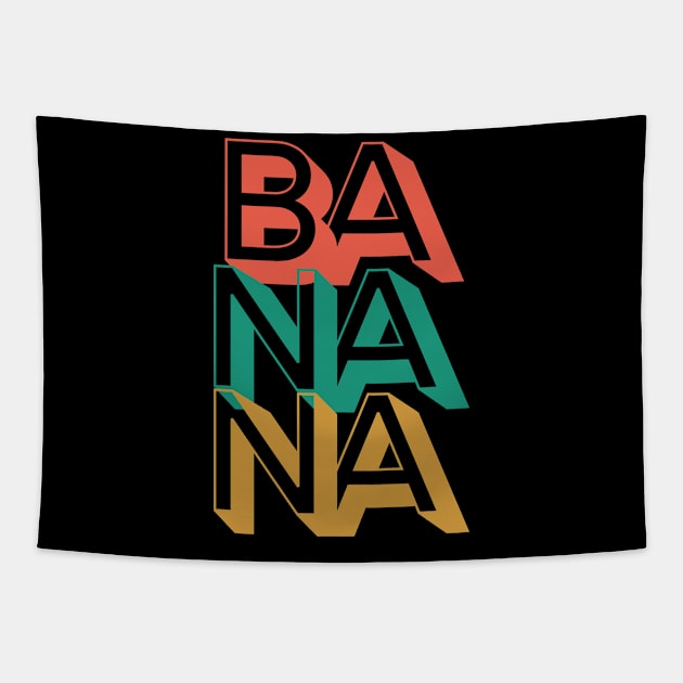 Retro Banana Tapestry by Rev Store