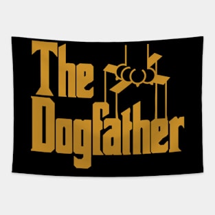 The Dogfather T-shirt Design Tapestry