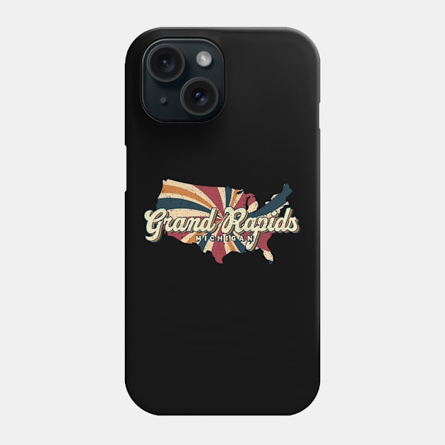 Grand Rapids Michigan hometown Phone Case by SerenityByAlex