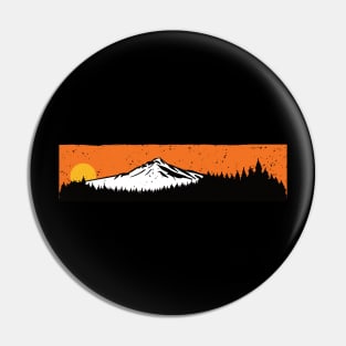 Mount Hood Sunset Pin