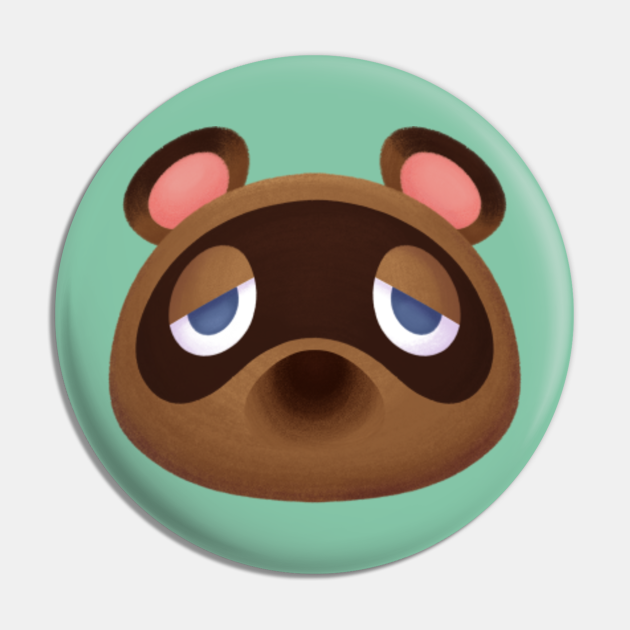 Tom Nook Animal Crossing - Animal - Pin | TeePublic