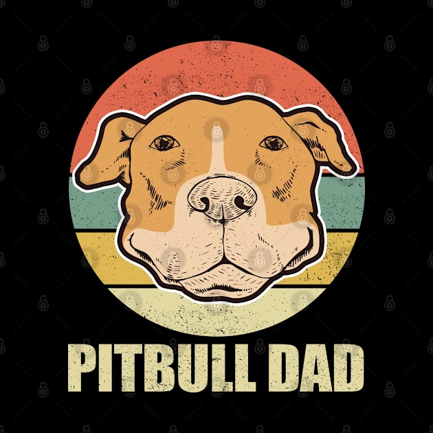 Pitbull Dad | Dog Owner American Pitbull Terrier by Streetwear KKS