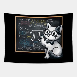 Happy Pi Day, Mathematics, Math Teacher, Cat Pi Tapestry