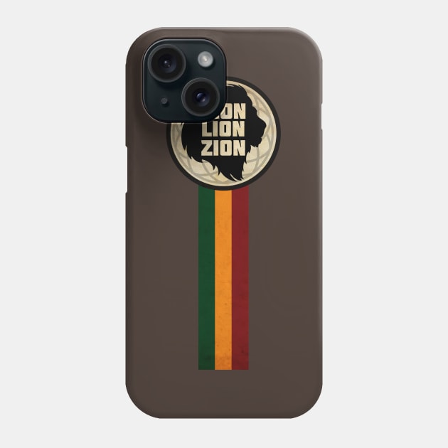 Iron Lion Rasta Phone Case by CTShirts