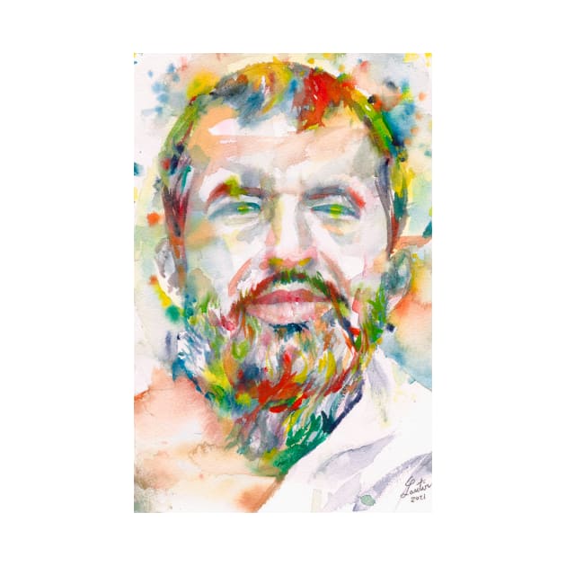 RAMAKRISHNA  watercolor portrait .3 by lautir