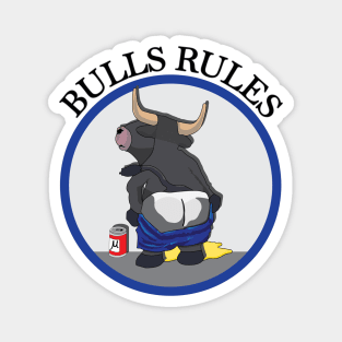 Bulls rules Magnet