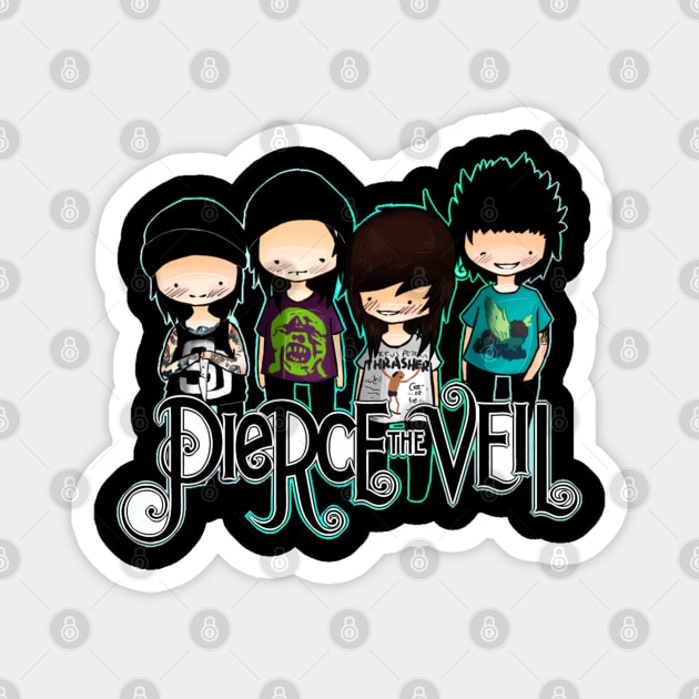 Pierce The Veil Magnet by ProjectDogStudio