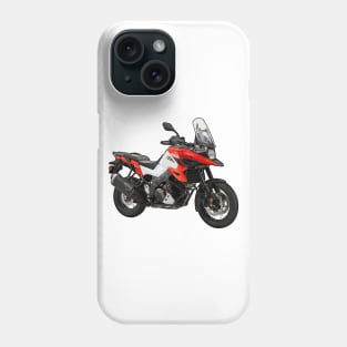 V Strom 1050XT Bike Illustration Phone Case