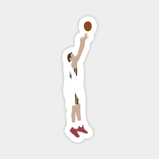 Bojan Bogdanovic Jumpshot Magnet by xRatTrapTeesx