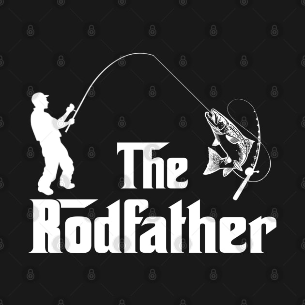 The Rodfather Funny Fishing Gift for Fisherman by DragonTees