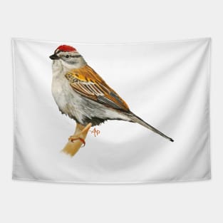 Colorful Chipping Sparrow Tapestry