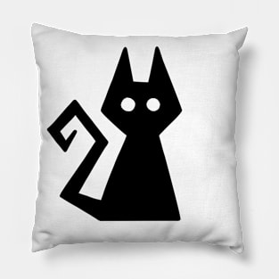 Cat Silhouette Pillow