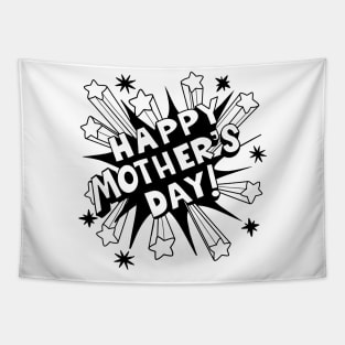 Happy Mother’s Day,mothers day quotes design. Mother's Day  banner and giftcard Tapestry