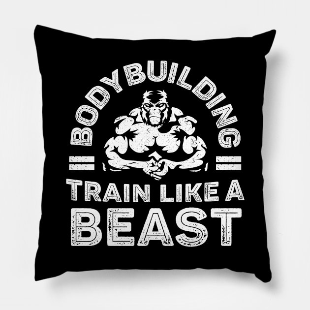 Bodybuilding Pillow by AllWellia