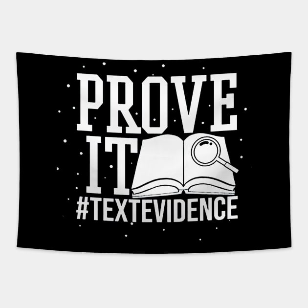 Prove It Text Evidence Tapestry by eraillustrationart