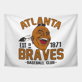 Old Style Atlanta Braves 3 by Buck Tee Tapestry