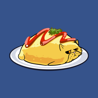 Omurice Persian Cat T-Shirt