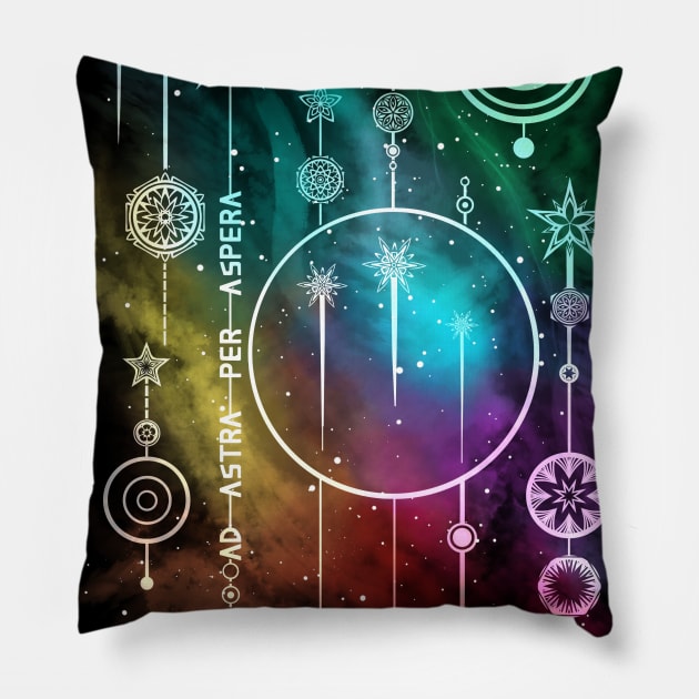 To the Stars Pillow by njonestees