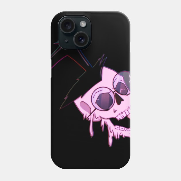 Dib skull Phone Case by Pastelgothicorn