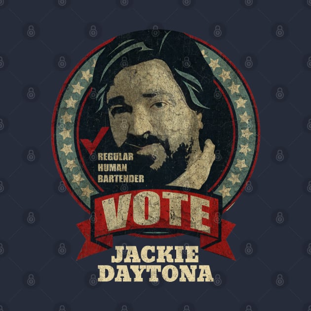 Vote Jackie Daytona - White by aryaquoteart88