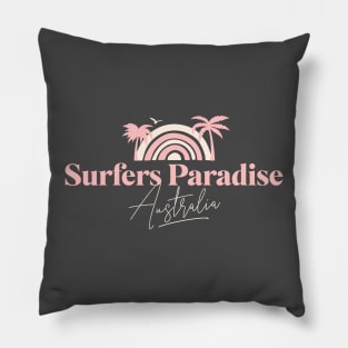 Surfers Paradise Beach Australia Pillow