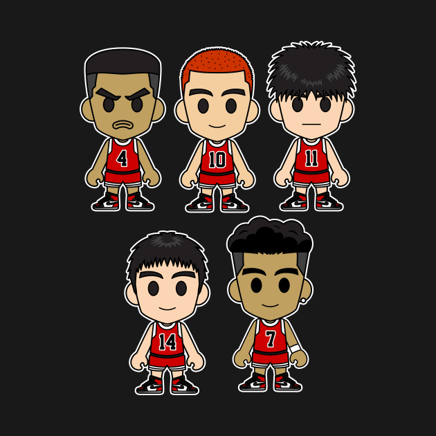 Slam Dunk Anime Chibi by Chibi Pops