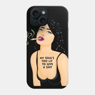 My soul is lit Phone Case