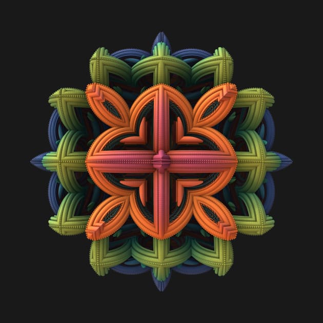 3-D Fractal Emblem by lyle58