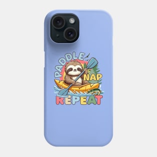 Funny Sloth Outdoor - Kayaking Sloth Phone Case