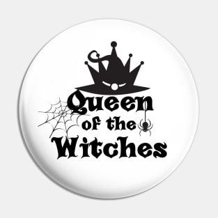 Queen of the Witches Pin