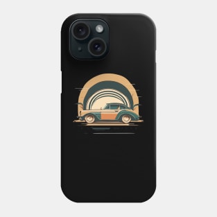 "Retro Ride: Vintage Minimalistic T-Shirt Designs Inspired by Past Decades" Phone Case